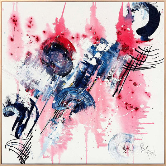 Işığın Ritmi Yağlı Boya Tablosu