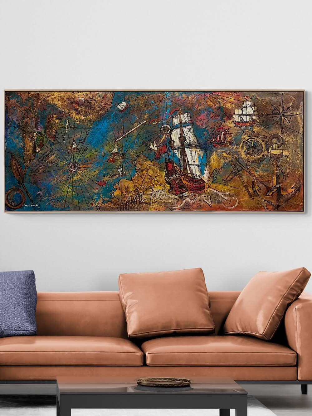 Piri Reis’in Yolculuğu Yağlı Boya Tablosu