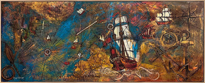 Piri Reis’in Yolculuğu Yağlı Boya Tablosu