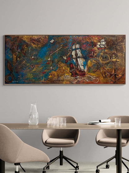 Piri Reis’in Yolculuğu Yağlı Boya Tablosu