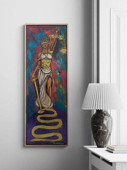 Justitia’nın Kılıcı Yağlı Boya Tablosu