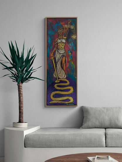 Justitia’nın Kılıcı Yağlı Boya Tablosu