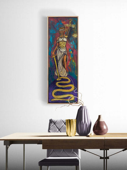 Justitia’nın Kılıcı Yağlı Boya Tablosu