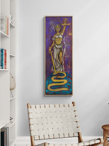 Adaletin Sessiz Gözü Yağlı Boya Tablosu