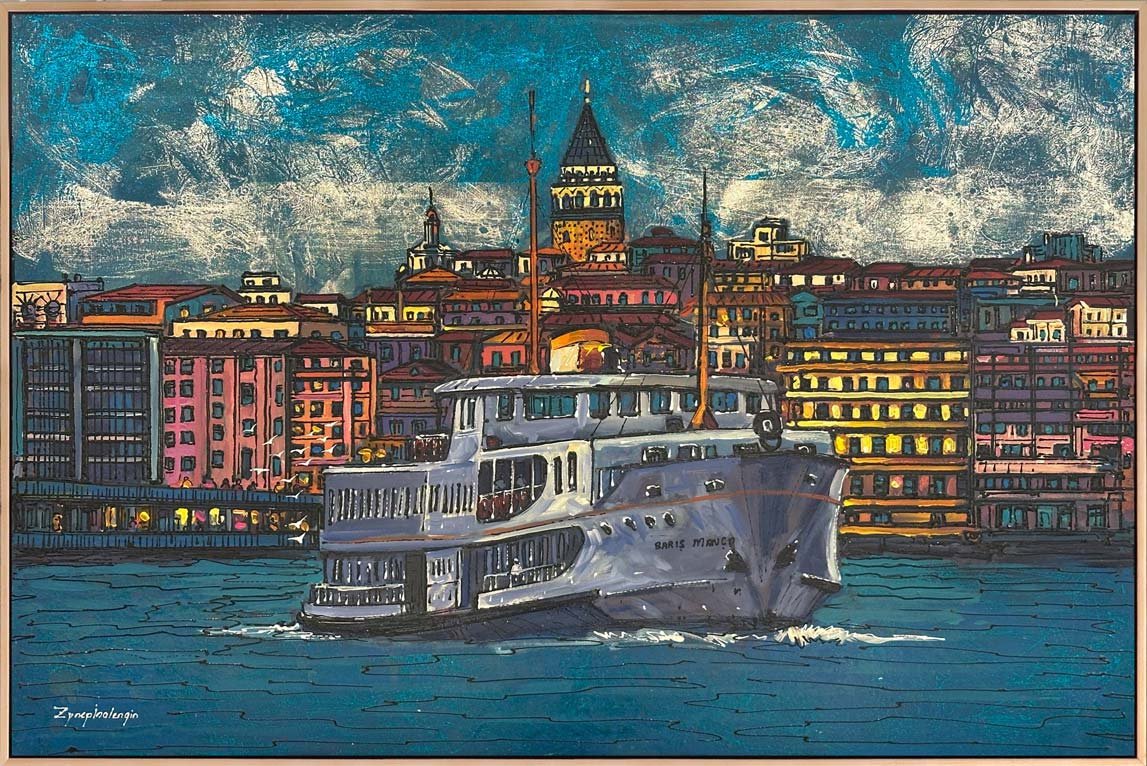 Barış Manço’nun İzinde Yağlı Boya Tablosu