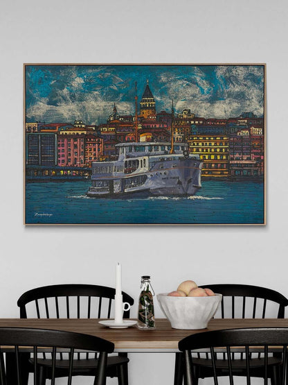 Barış Manço’nun İzinde Yağlı Boya Tablosu