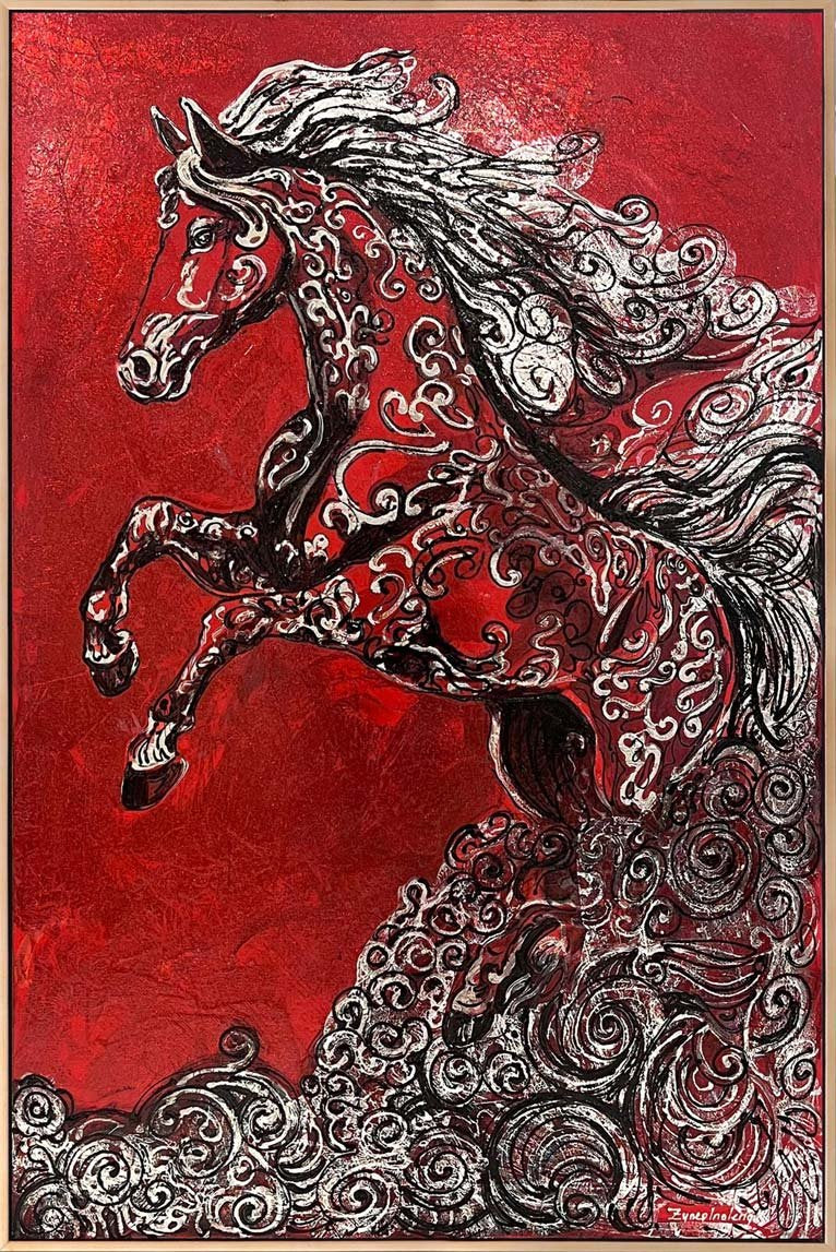 Alevin Atı Yağlı Boya Tablosu