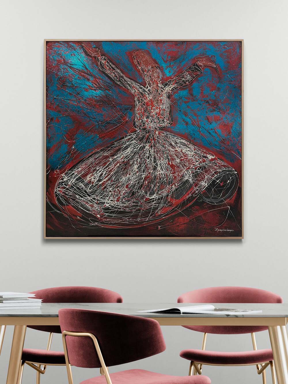 Semada Yolculuk Yağlı Boya Tablosu