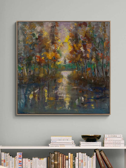 Ufka Doğru Sessizlik Yağlı Boya Tablosu