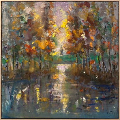 Ufka Doğru Sessizlik Yağlı Boya Tablosu