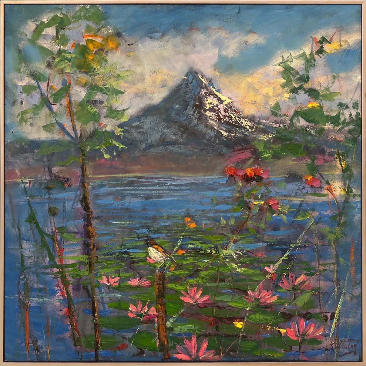 Zamanın Ötesinde Bir Orman Yağlı Boya Tablosu