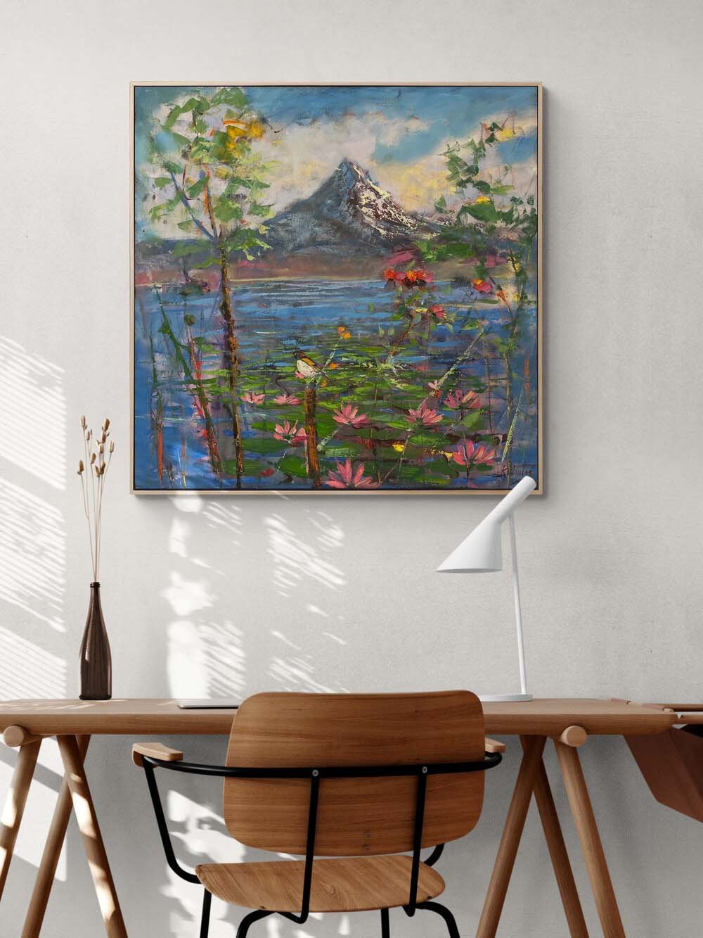 Zamanın Ötesinde Bir Orman Yağlı Boya Tablosu