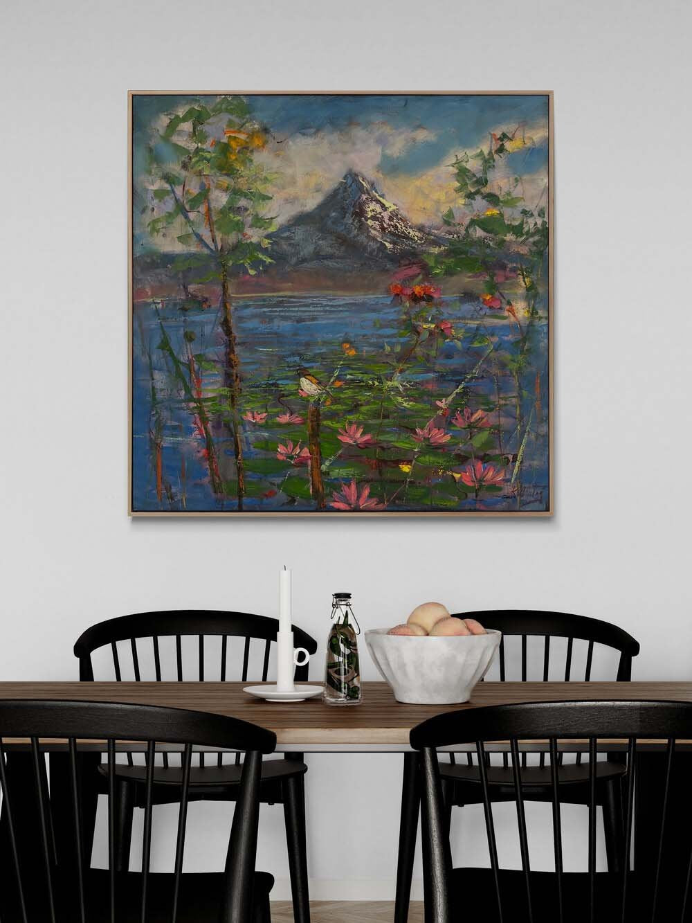 Zamanın Ötesinde Bir Orman Yağlı Boya Tablosu