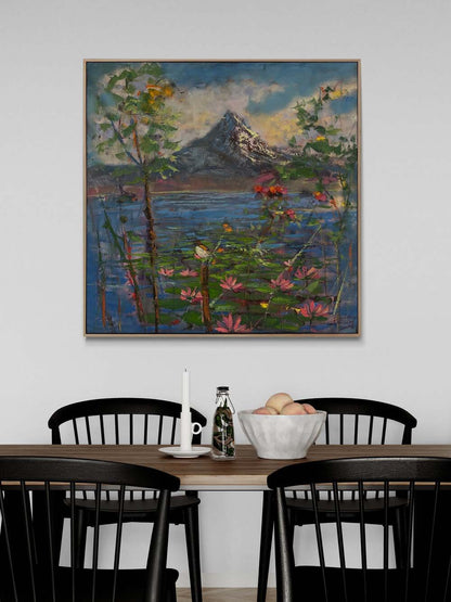 Zamanın Ötesinde Bir Orman Yağlı Boya Tablosu