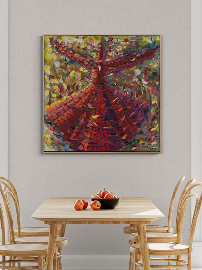 Sükûtun İçindeki Dönüş Yağlı Boya Tablosu