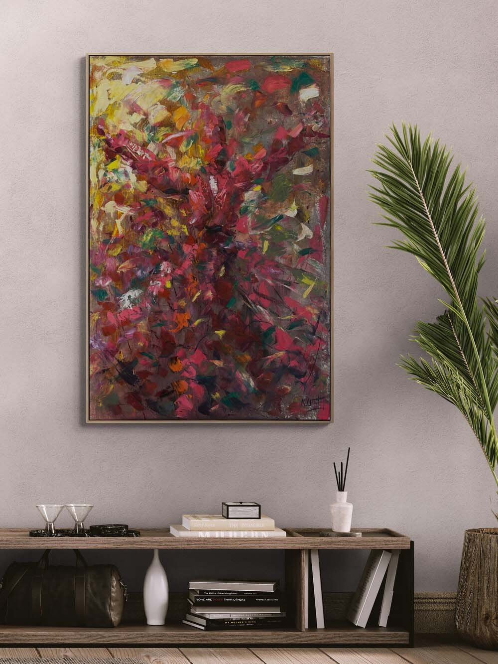 Ney'in Çağrısı Yağlı Boya Tablosu