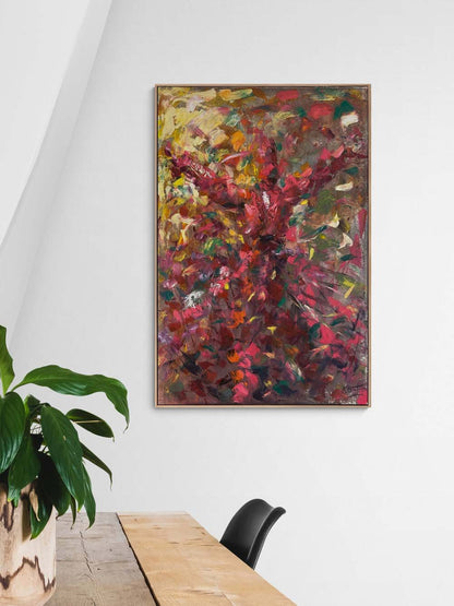 Ney'in Çağrısı Yağlı Boya Tablosu