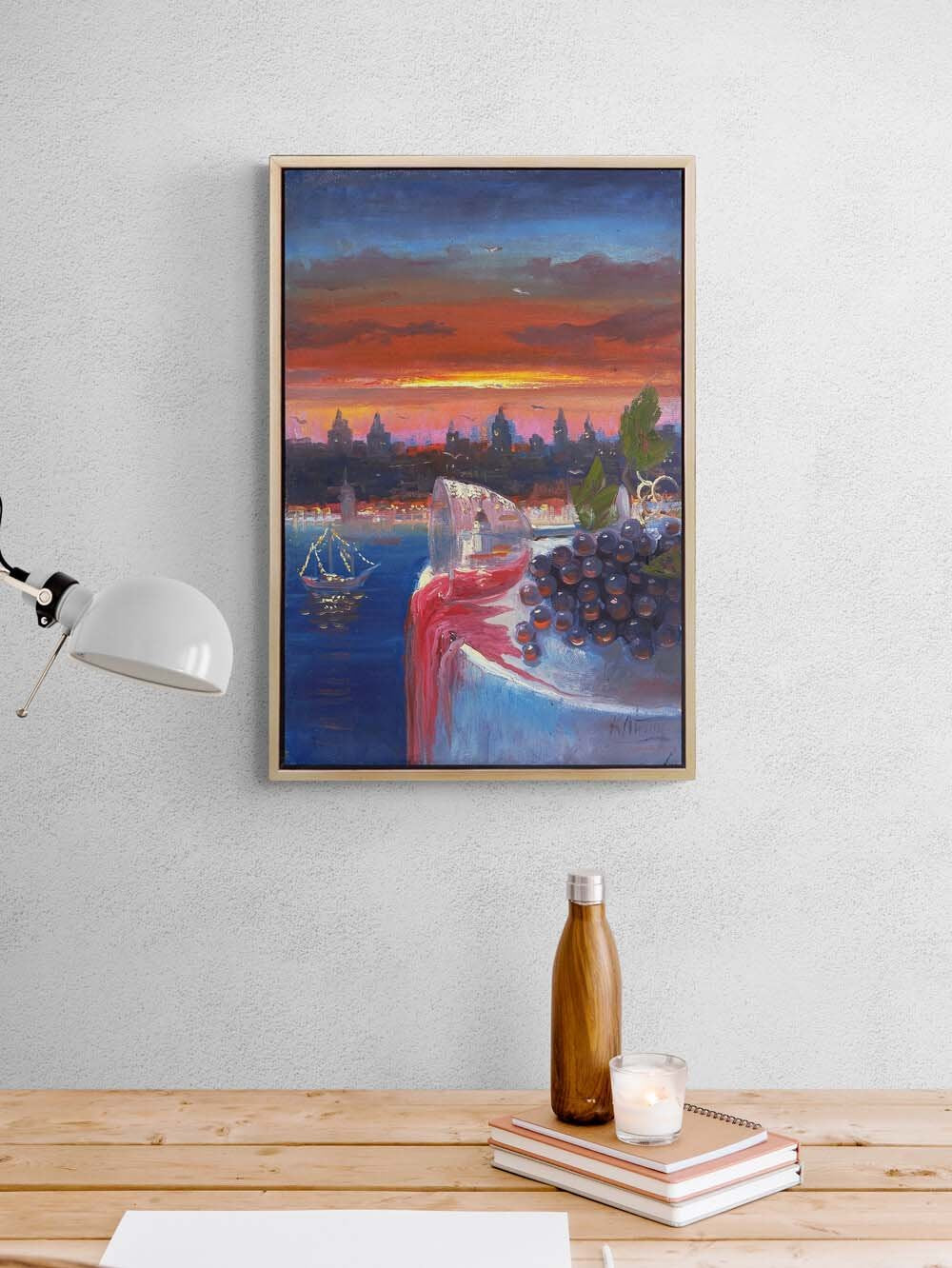 Son Kadeh İstanbul Yağlı Boya Tablosu