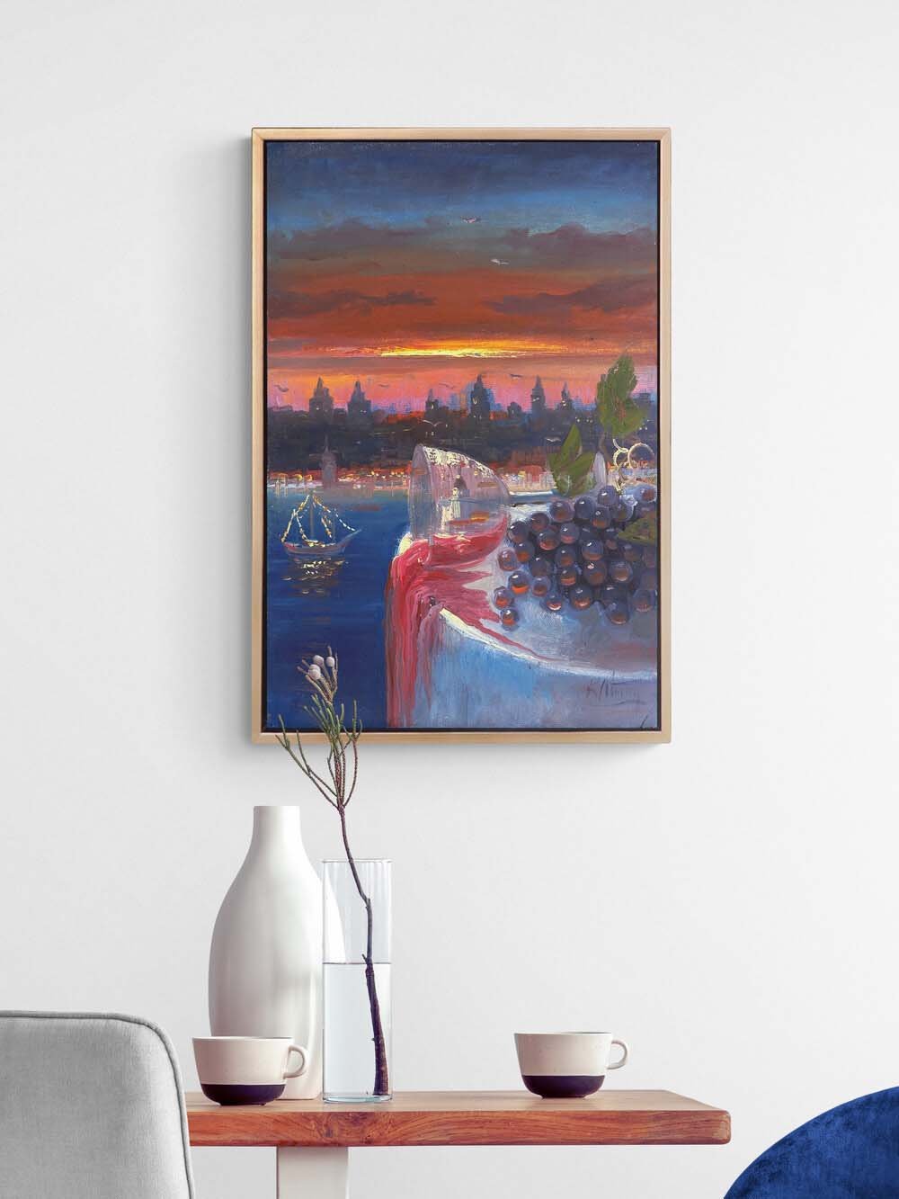 Son Kadeh İstanbul Yağlı Boya Tablosu