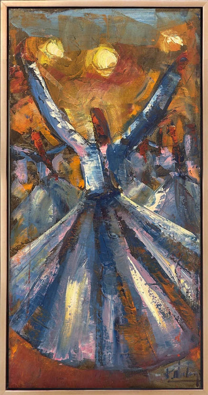 Sonsuz Dönüş Yağlı Boya Tablosu