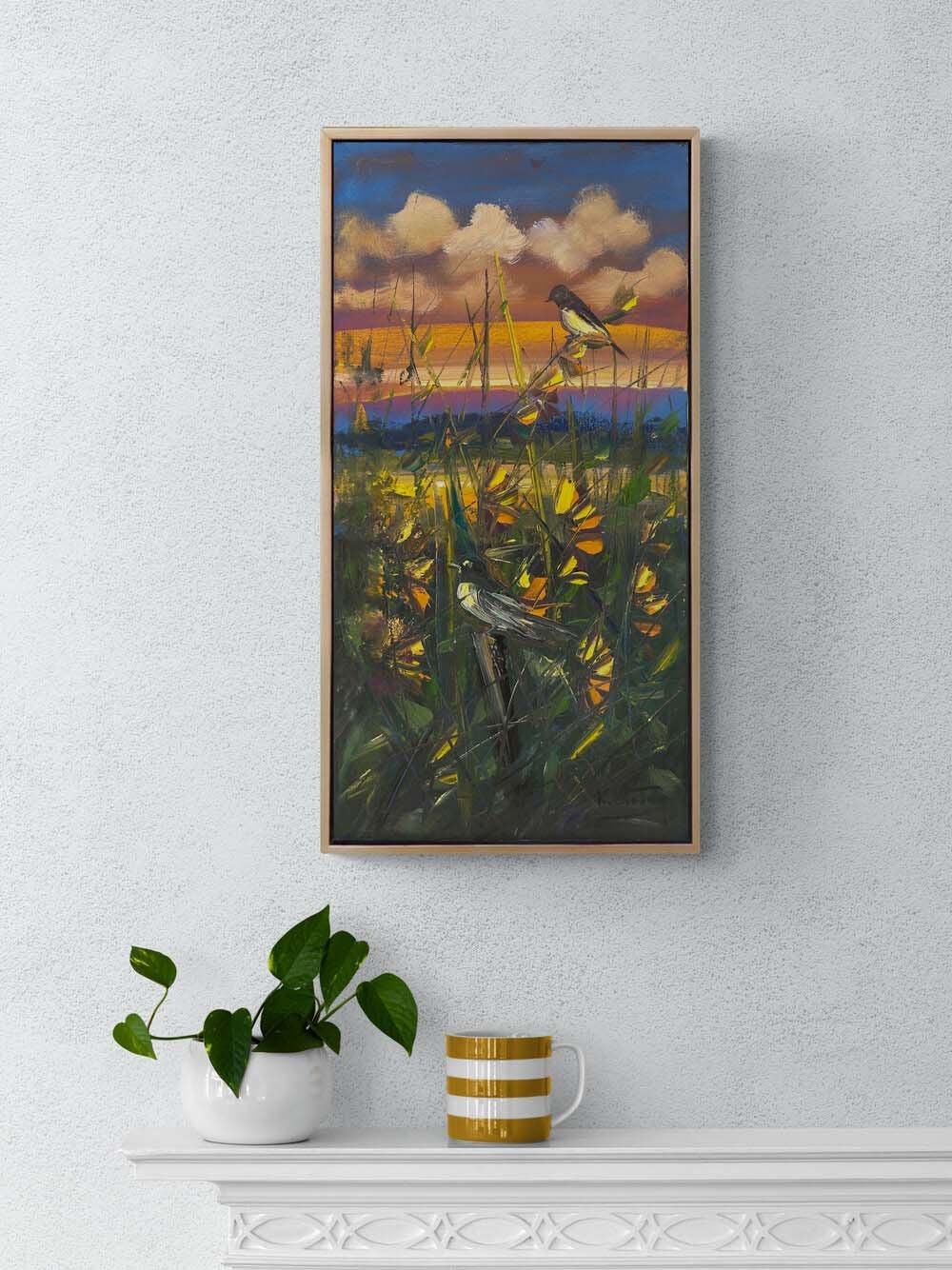 İlkbahar Kanatları Yağlı Boya Tablosu