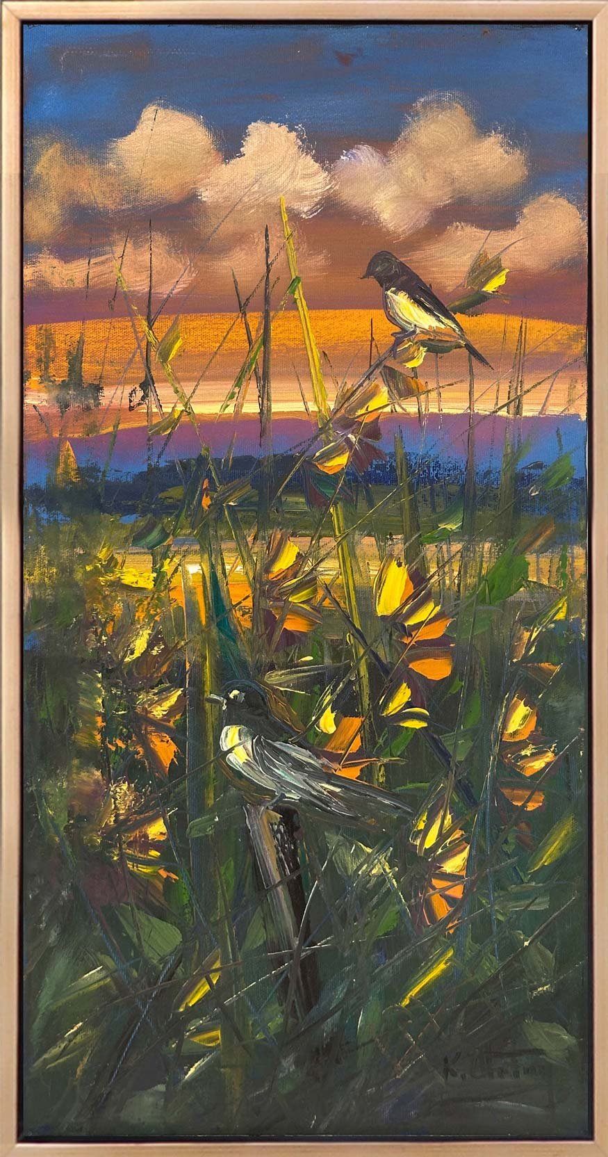 İlkbahar Kanatları Yağlı Boya Tablosu