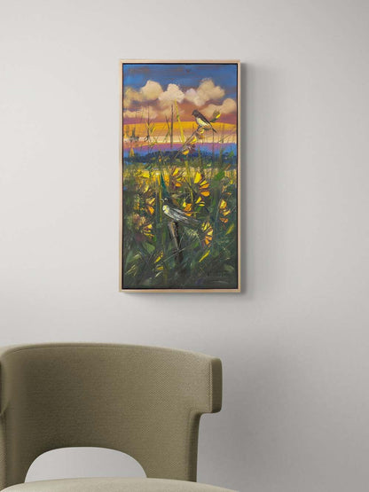 İlkbahar Kanatları Yağlı Boya Tablosu