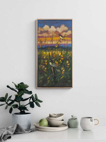 İlkbahar Kanatları Yağlı Boya Tablosu