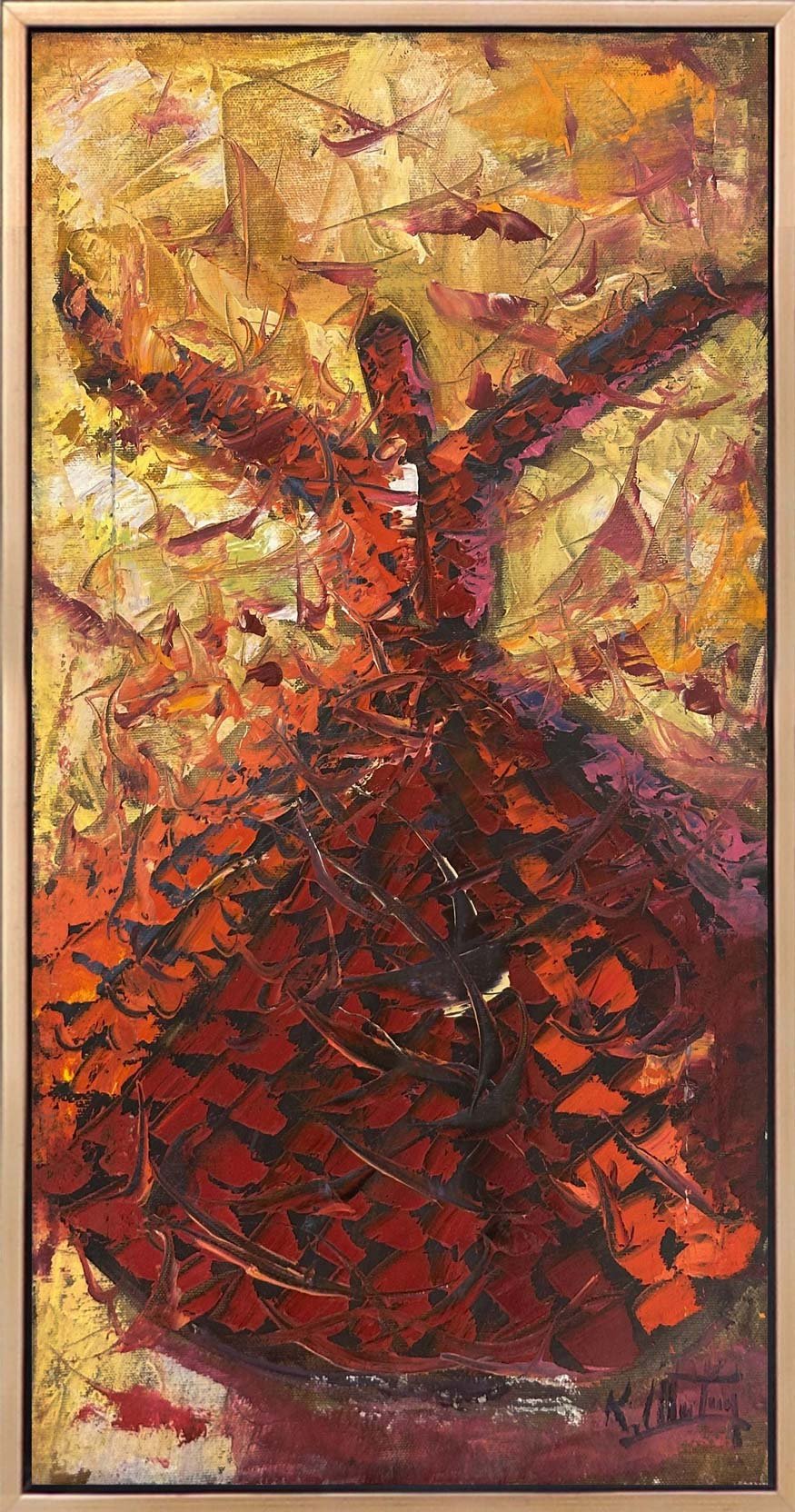 Zikri Semazen Yağlı Boya Tablosu