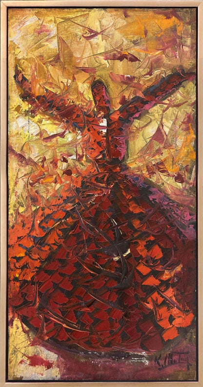 Zikri Semazen Yağlı Boya Tablosu