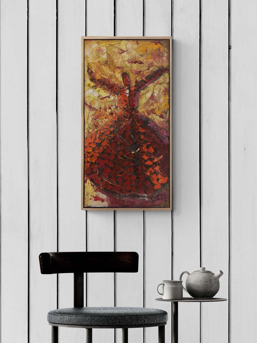 Zikri Semazen Yağlı Boya Tablosu