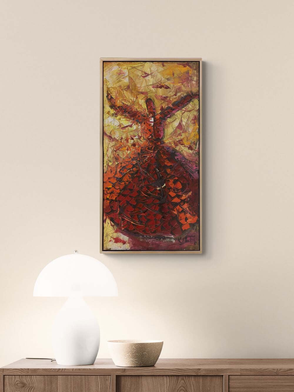 Zikri Semazen Yağlı Boya Tablosu