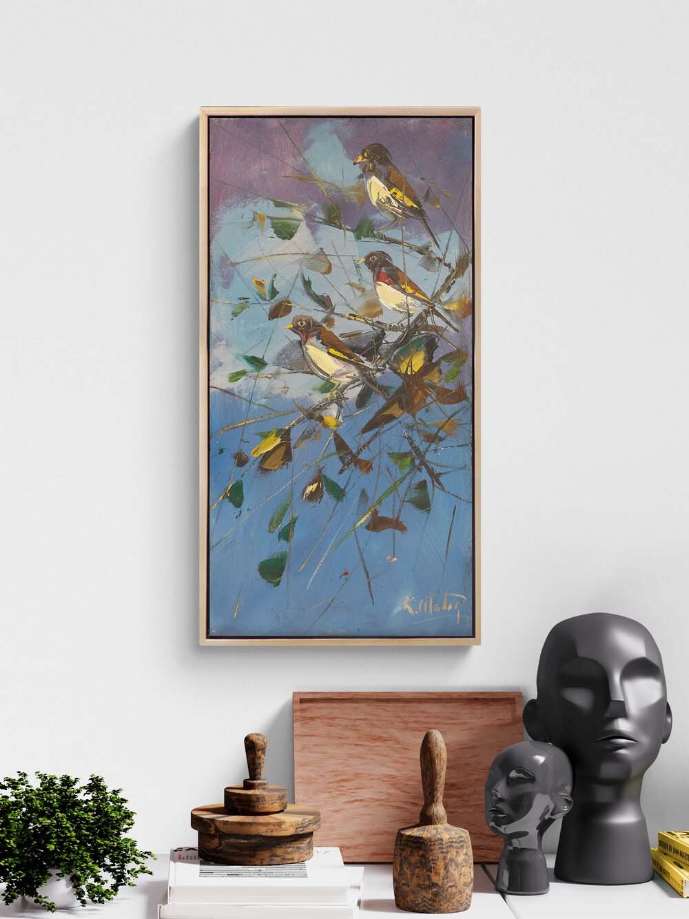 Baharın Habercisi Yağlı Boya Tablosu