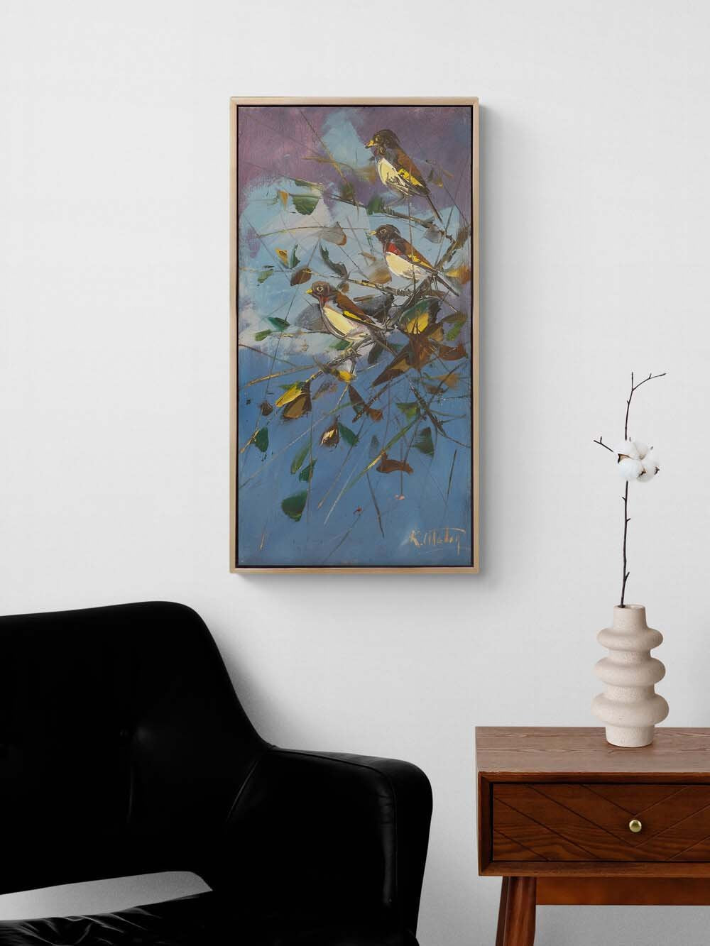 Baharın Habercisi Yağlı Boya Tablosu