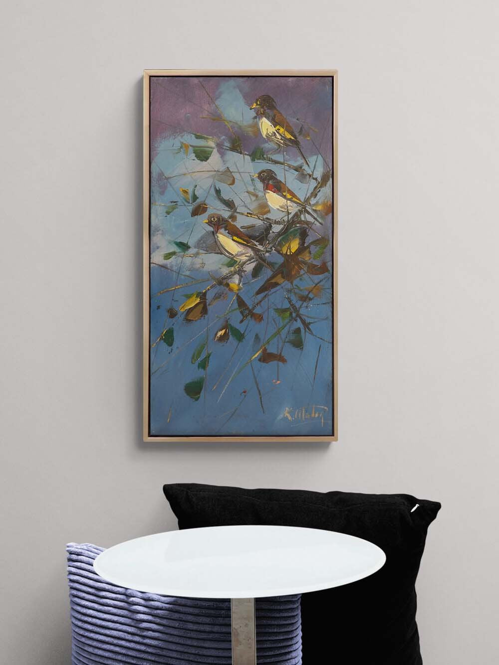 Baharın Habercisi Yağlı Boya Tablosu