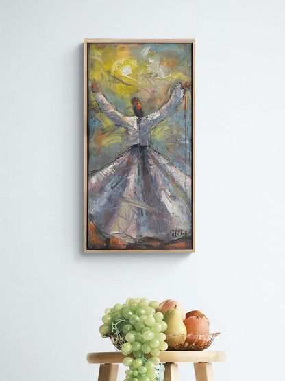 İçimdeki Semâ Yağlı Boya Tablosu