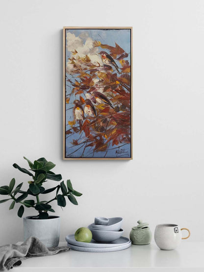 Gölgedeki Kanatlar Yağlı Boya Tablosu