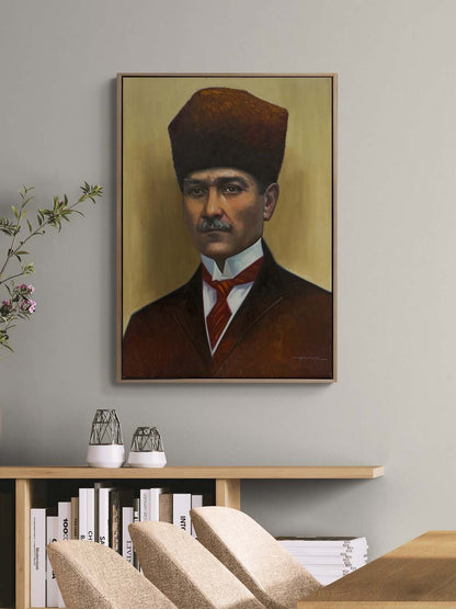 Önderin İzleri Yağlı Boya Tablosu