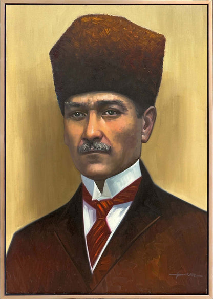 Önderin İzleri Yağlı Boya Tablosu