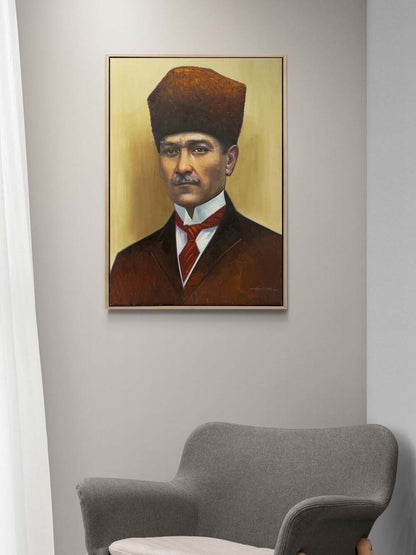 Önderin İzleri Yağlı Boya Tablosu