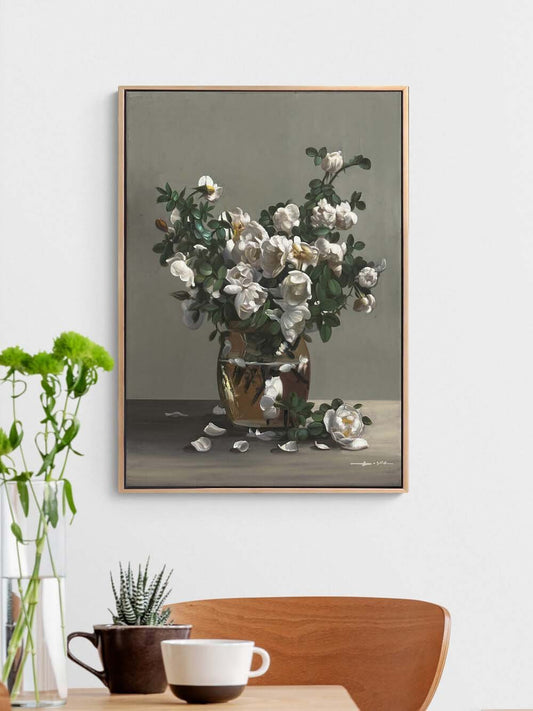 Sessiz Bir Zarafet Yağlı Boya Tablosu