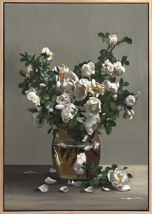 Sessiz Bir Zarafet Yağlı Boya Tablosu