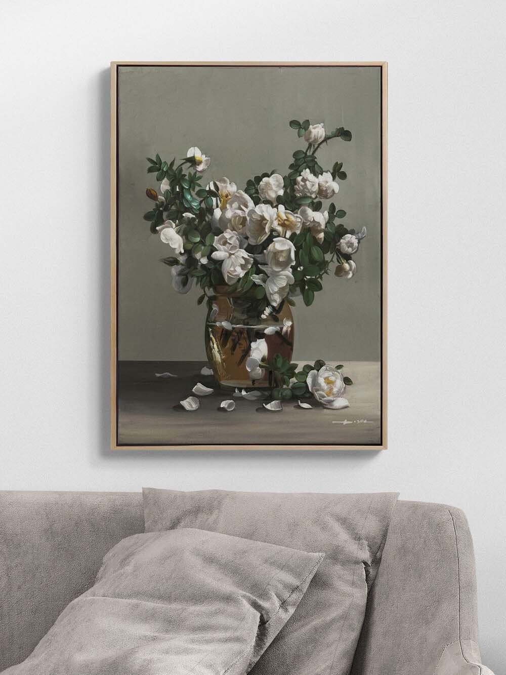 Sessiz Bir Zarafet Yağlı Boya Tablosu