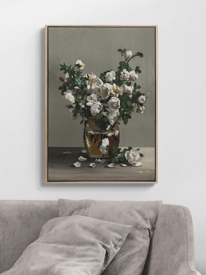 Sessiz Bir Zarafet Yağlı Boya Tablosu