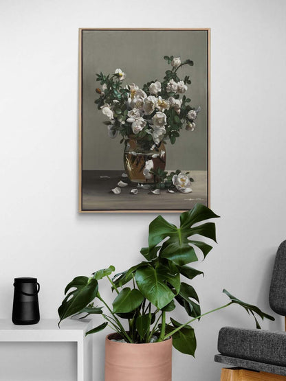 Sessiz Bir Zarafet Yağlı Boya Tablosu