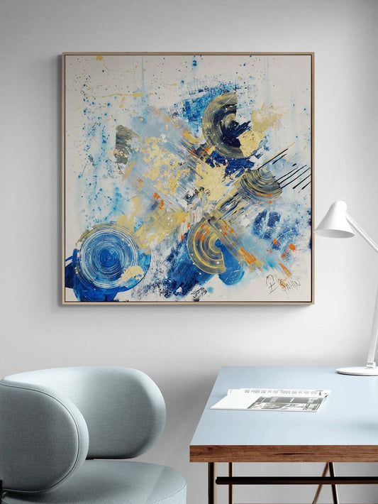 Sonsuzluk Kıvrımları Yağlı Boya Tablosu