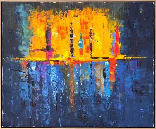 Kalbin Ritimleri Yağlı Boya Tablosu