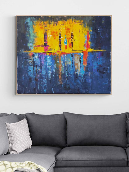 Kalbin Ritimleri Yağlı Boya Tablosu