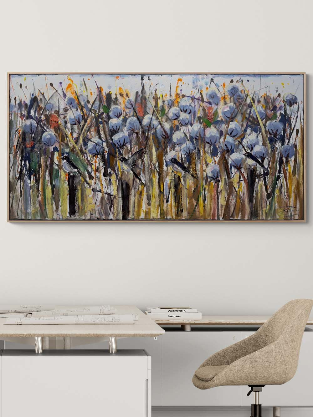 Fırçanın Baharı Yağlı Boya Tablosu