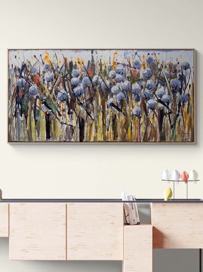 Fırçanın Baharı Yağlı Boya Tablosu